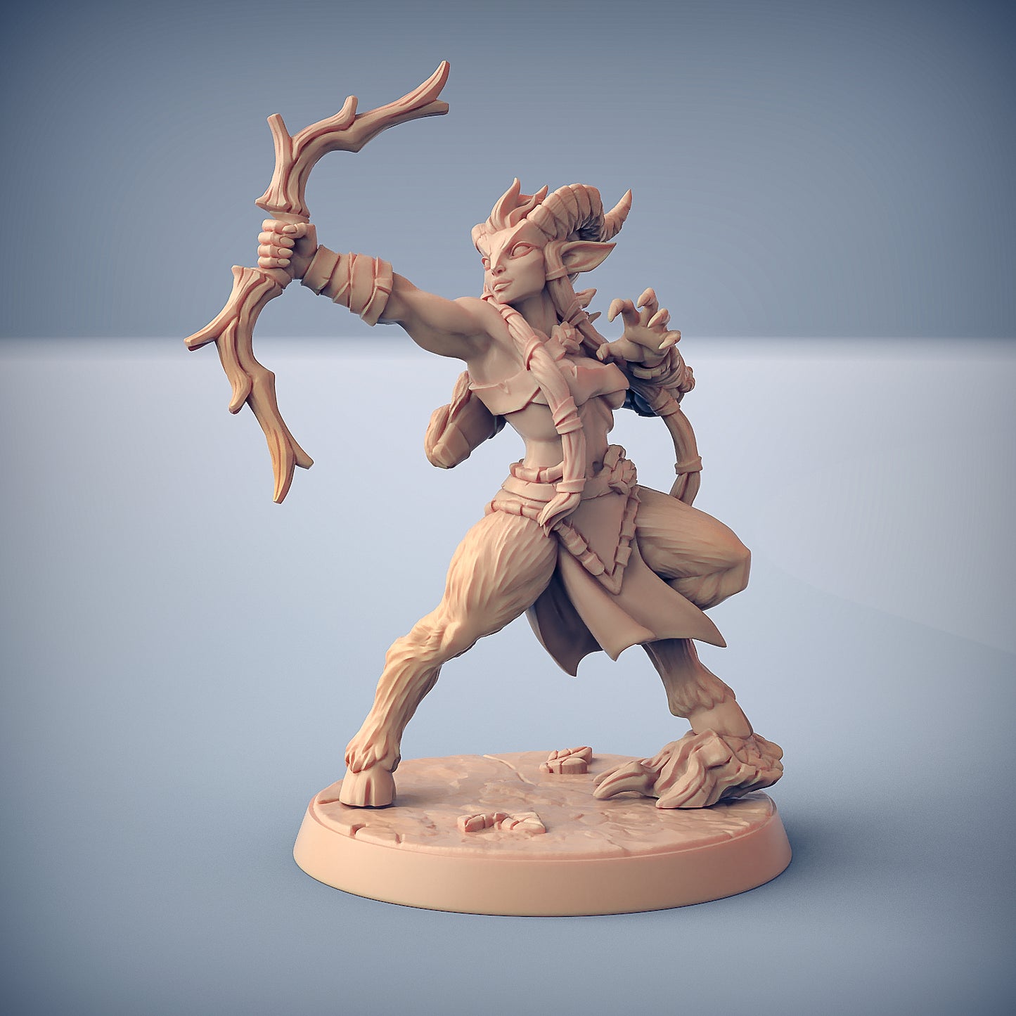 Woodkeeper Satyrs | 28mm - 75mm Scale Resin Minis | DnD | Artisan Guild Arverian Keepers