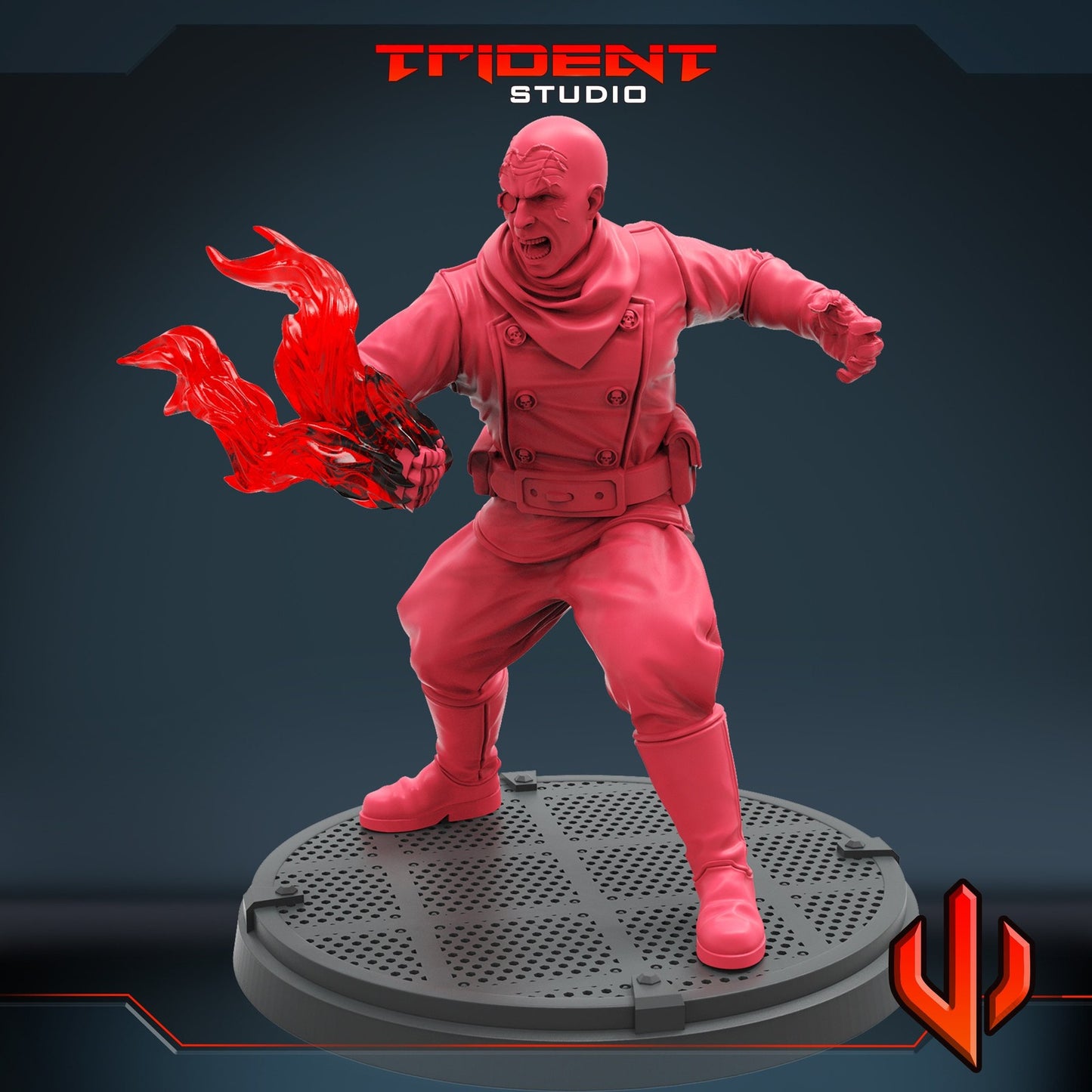 The Baron B - 40mm  Miniature | Crisis Protocol Proxy | Trident