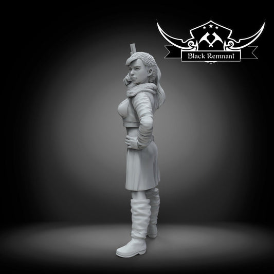 Crimson Woman Leader - 28mm - 40mm Scale | Star Wars Legion Mini