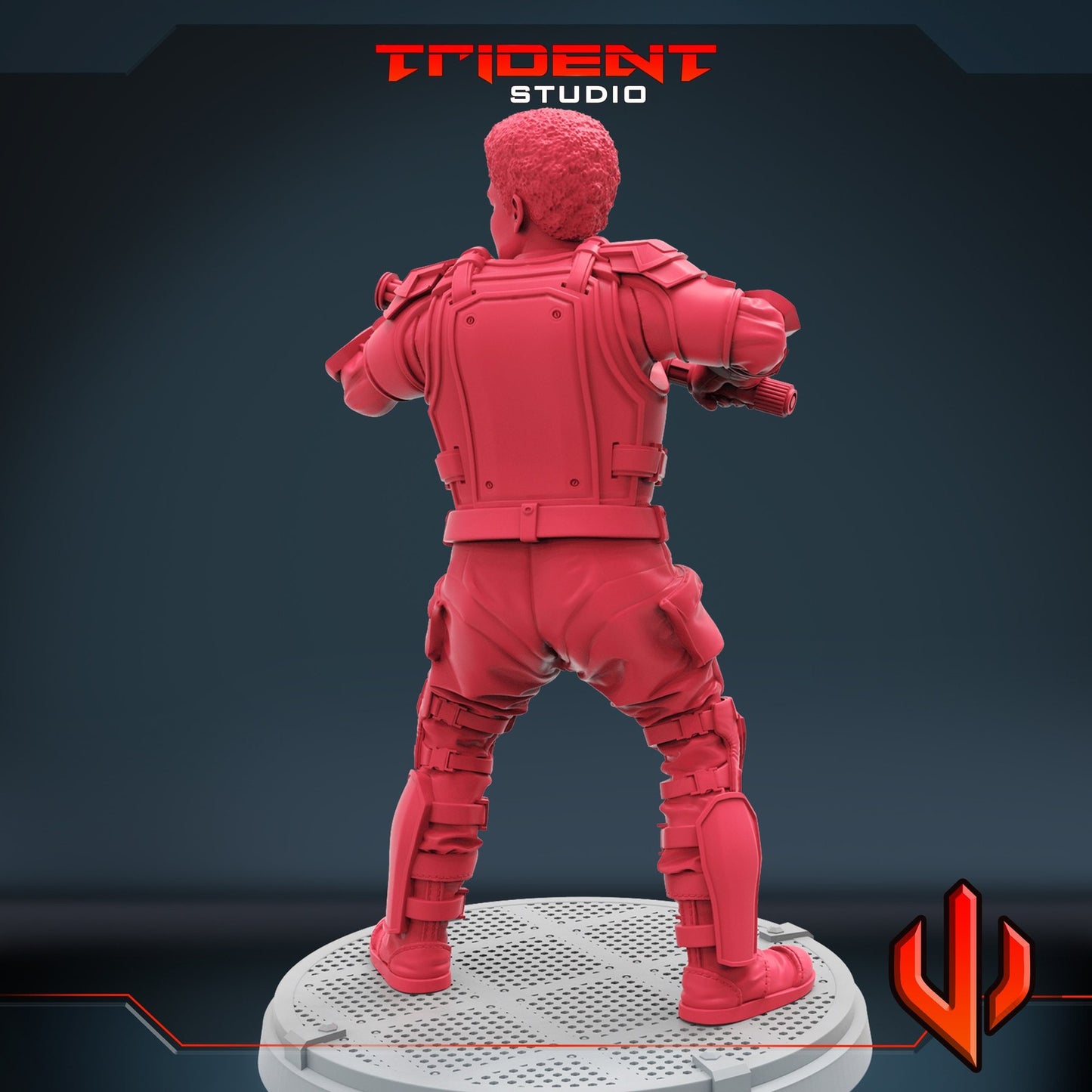 TVA Cops Leader - 32mm - 40mm Mini | Crisis Protocol Proxy | Trident