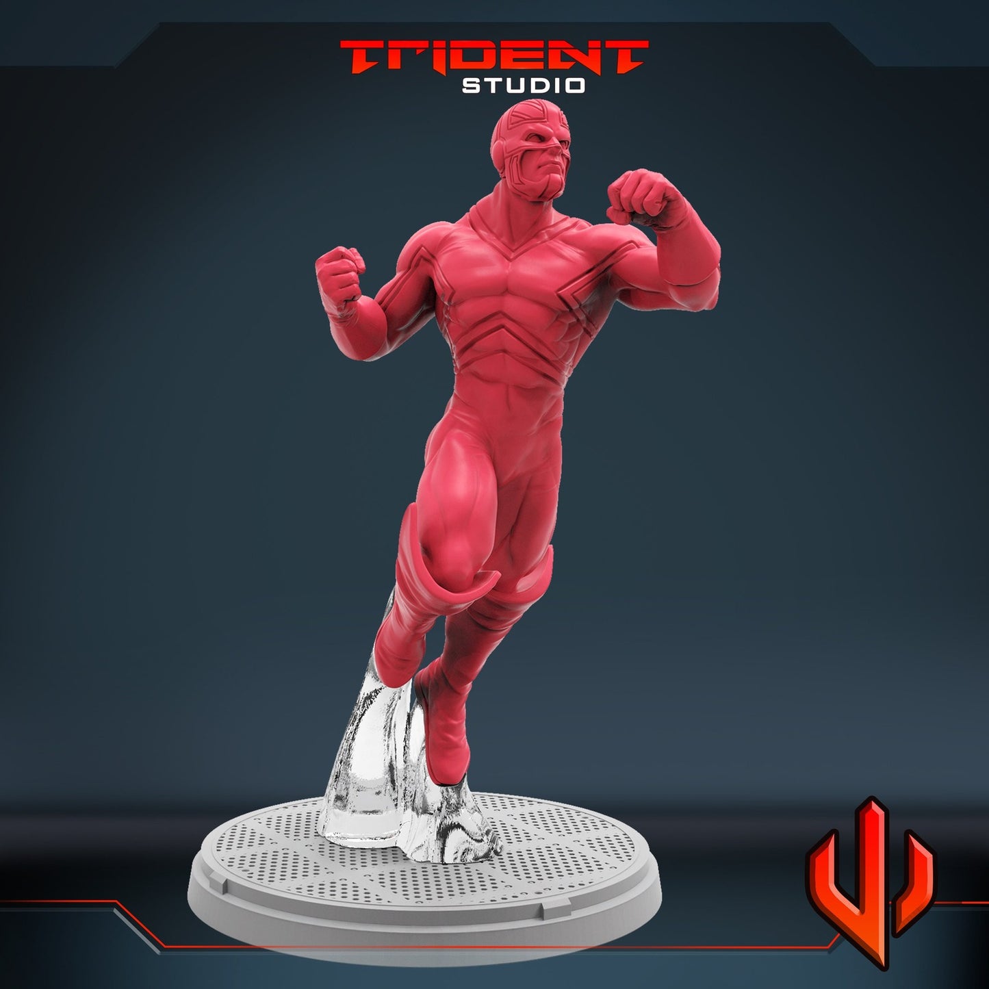 British Braddock - Captain Britain 40mm  Miniature | Crisis Protocol Proxy | Trident