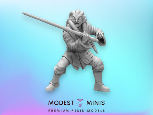 Shatter Mystical Warrior with Tentacles  28mm - 40mm Scale Star Wars Legion Mini