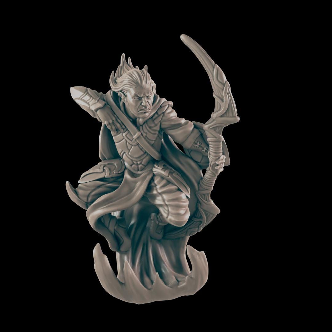 Ranger Heroes  | 25mm - 100mm Scale | DnD | EC3D Fantasy Mini | Everyday Heroes