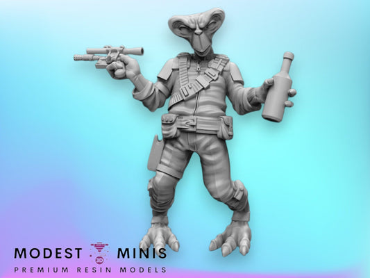 Tirangular Head Customer - 28mm - 40mm Scale | DnD | Star Wars Legion Mini