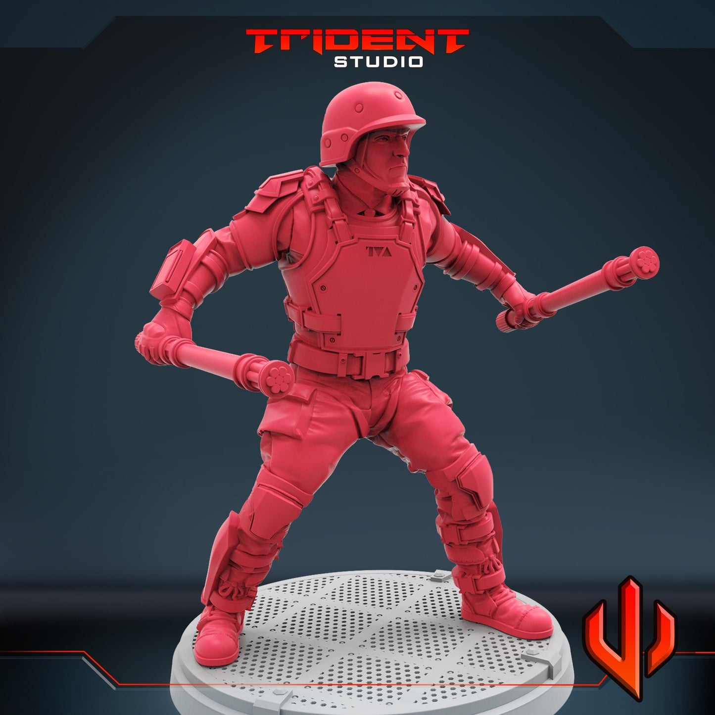 TVA Cops A - 32mm - 40mm Mini | Crisis Protocol Proxy | Trident