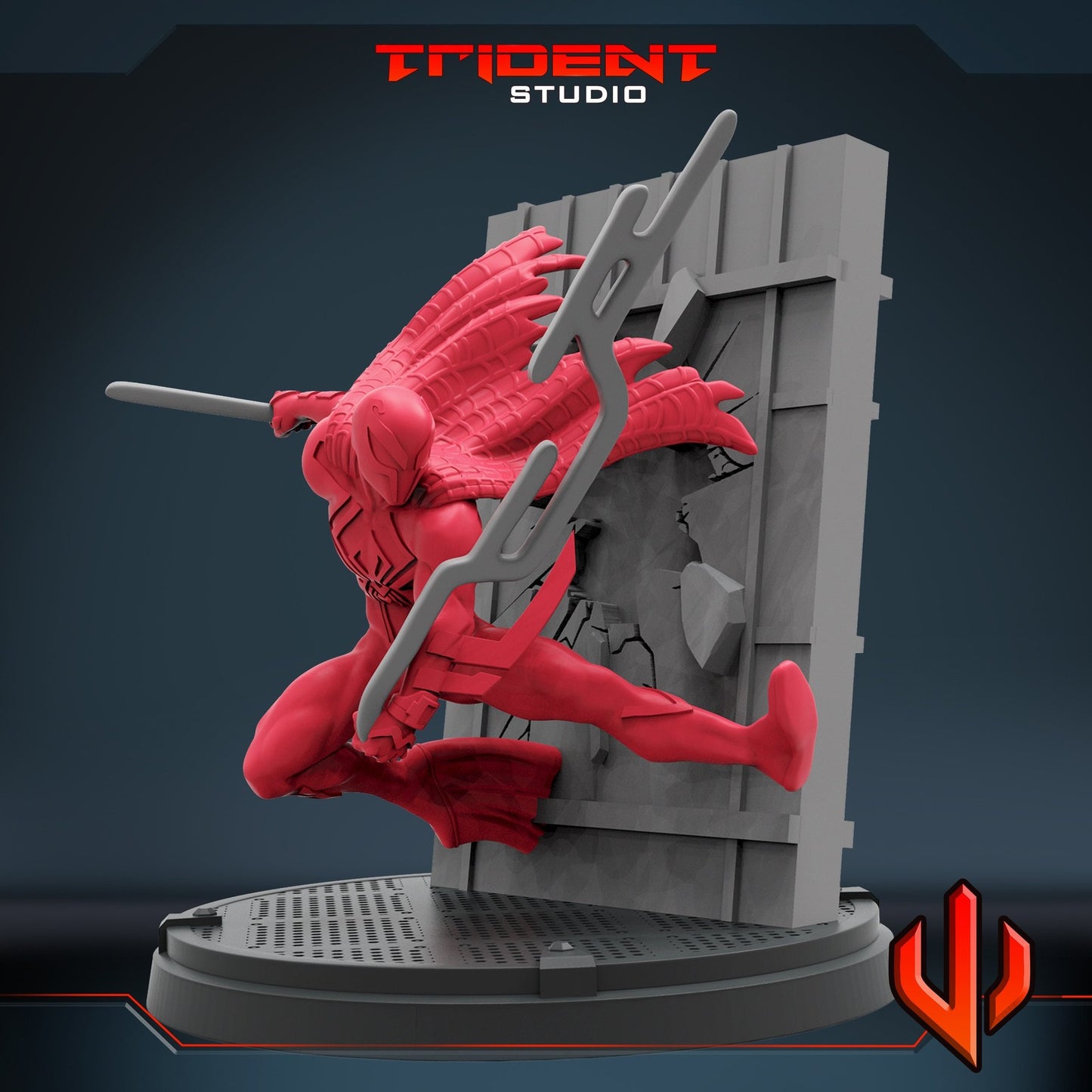 Future Spider - 40mm  Miniature | Crisis Protocol Proxy | Trident