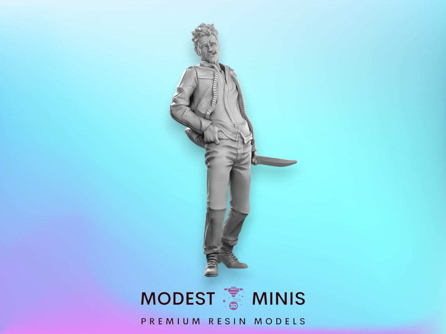 Tiller | 28mm - 100mm Scale Resin Mini | Zombicide | Vaultz