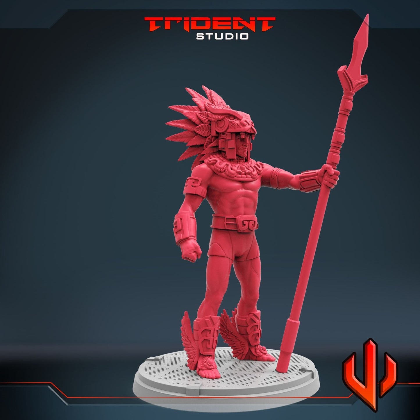King of Atlantis A - 40mm  Miniature | Crisis Protocol Proxy | Trident