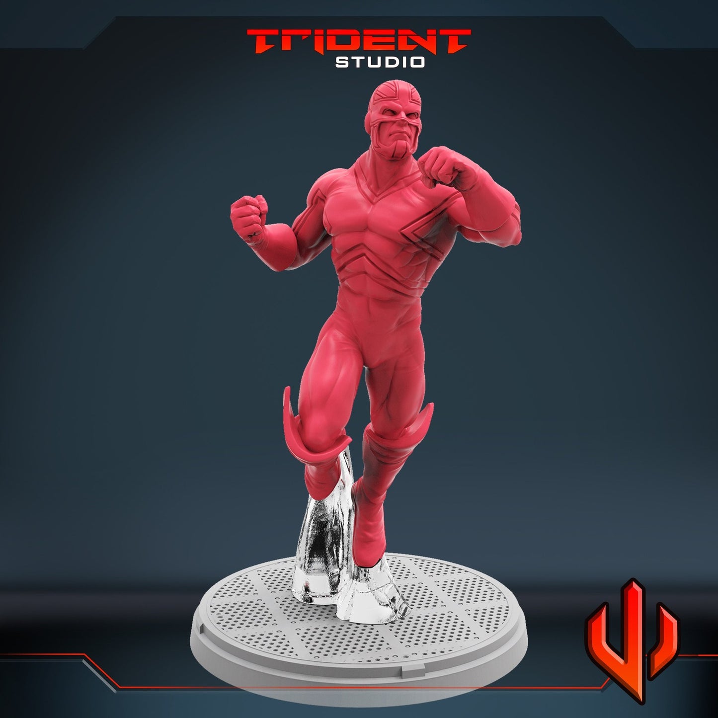British Braddock - Captain Britain 40mm  Miniature | Crisis Protocol Proxy | Trident