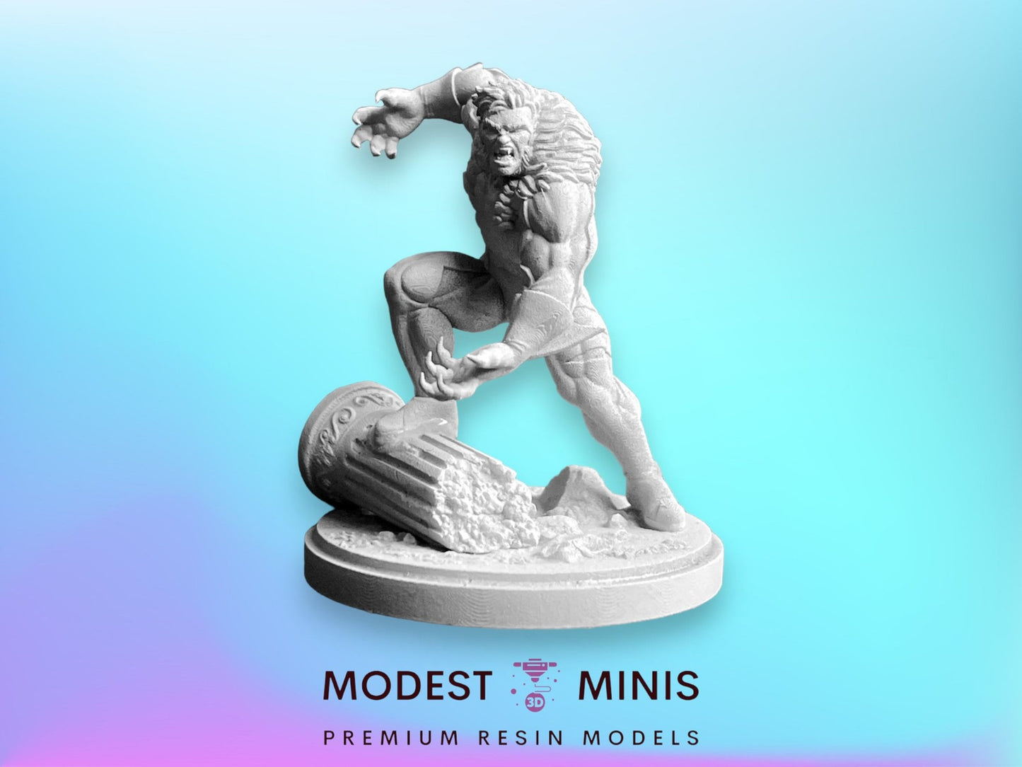 Grumpy Kitty Brotherhood - Sabretooth 32mm - 40mm Mini | Crisis Protocol Proxy | C27