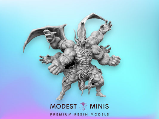 100mm Fiend - 32mm Scale DnD Miniature | Dungeons and Dragons | JRPG Mini - RN Estudio