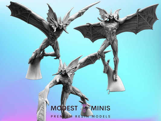 Aerial Type Light Papsinoid Vikarr - Resin Cyberpunk Miniature  | Papsikels