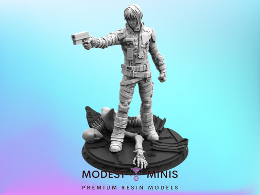 Provisional Safeguard Unit - Cyberpunk Miniature  | Papsikels