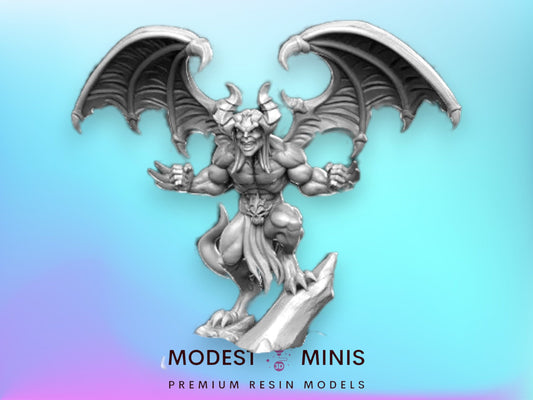 Dhamai Demon Devil - 32mm Scale DnD Miniature | Dungeons and Dragons | JRPG Mini - RN Estudio