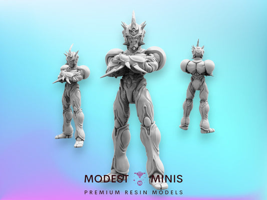 Bio Techno Man 3 B - Resin Cyberpunk Miniature  | Papsikels