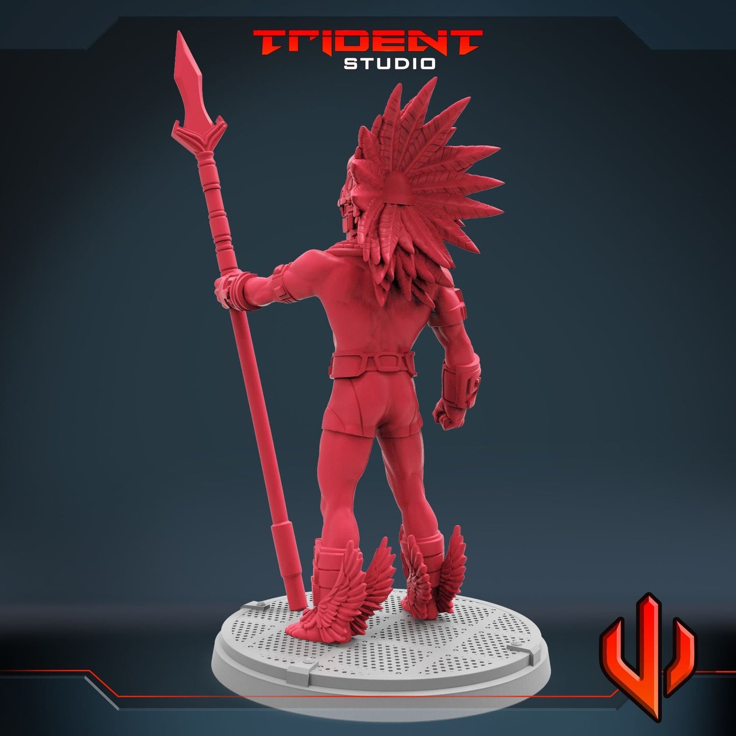 King of Atlantis A - 40mm  Miniature | Crisis Protocol Proxy | Trident