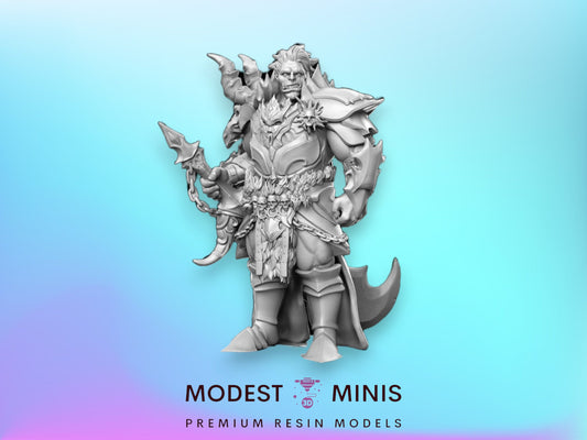 Grathuul Half Orc Assassin - 32mm Scale DnD Miniature | Dungeons and Dragons | JRPG Mini - RN Estudio
