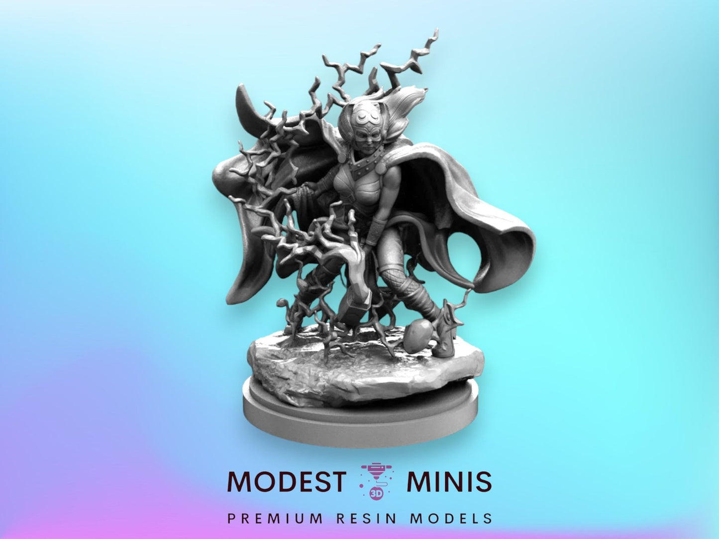 Lady Thunder - 32mm - 40mm Mini | Crisis Protocol Proxy | C27