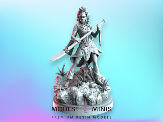 Vibranium Princess - 32mm - 40mm Mini | Crisis Protocol Proxy | C27