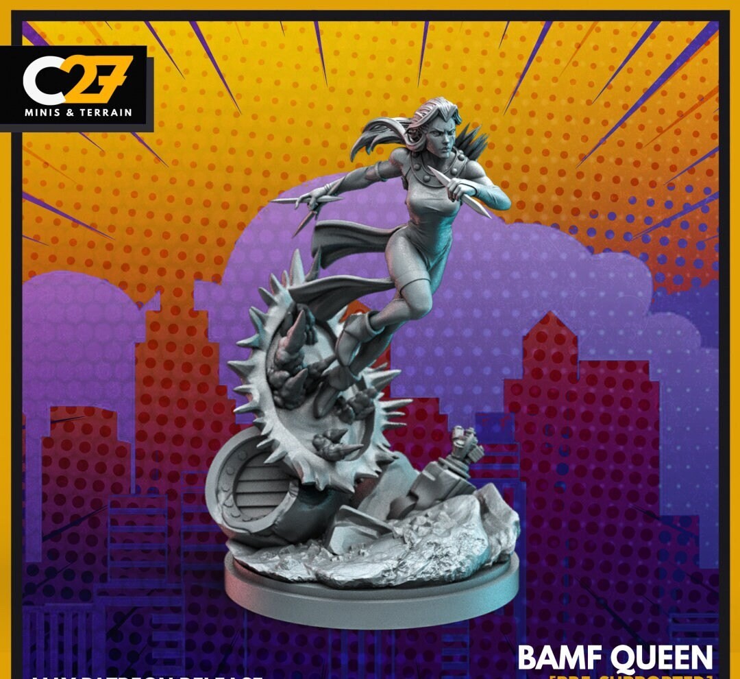 Bamf Queen - 32mm - 40mm Mini | Crisis Protocol Proxy | C27