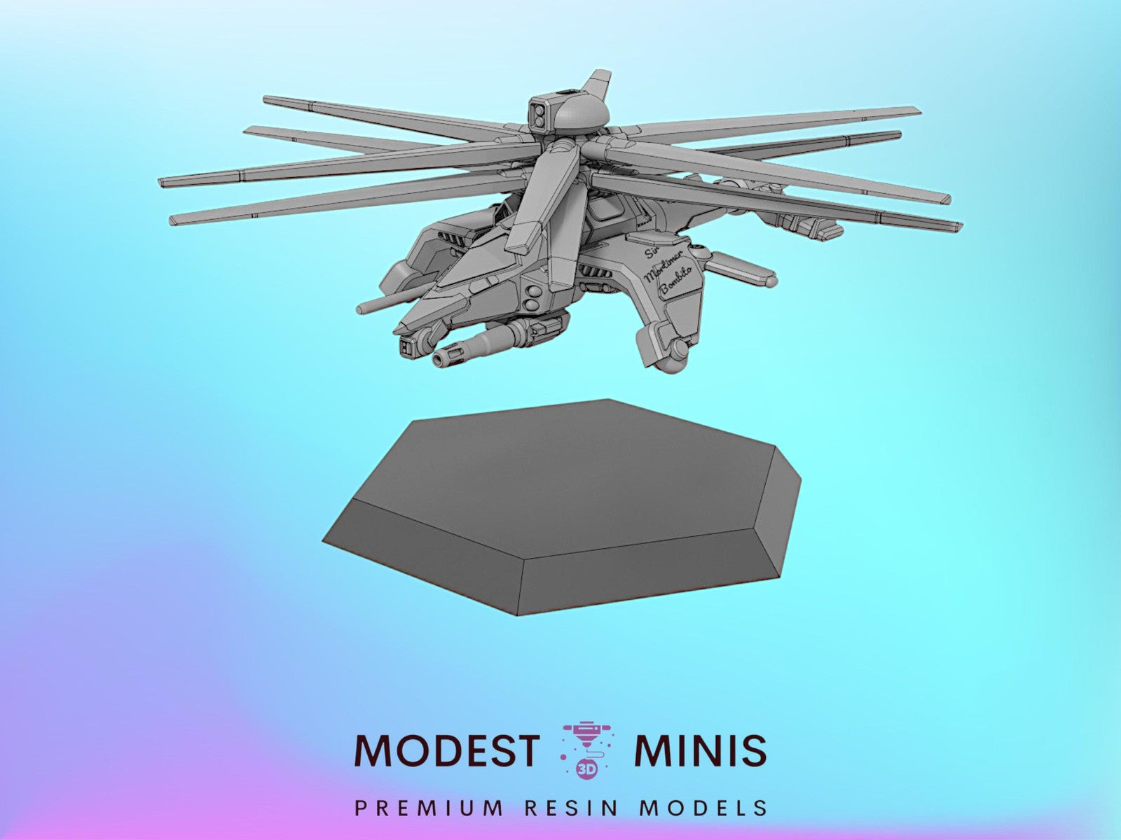 Modest Scale Donarchik Helicopter Rotary Wing Aero Helicopter | 1:265 | 285 | 6mm ...