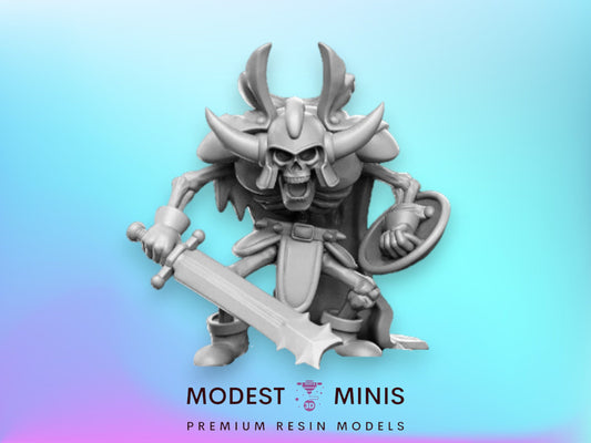 50mm Skeleton - 32mm Scale DnD Miniature | Dungeons and Dragons | JRPG Mini - RN Estudio