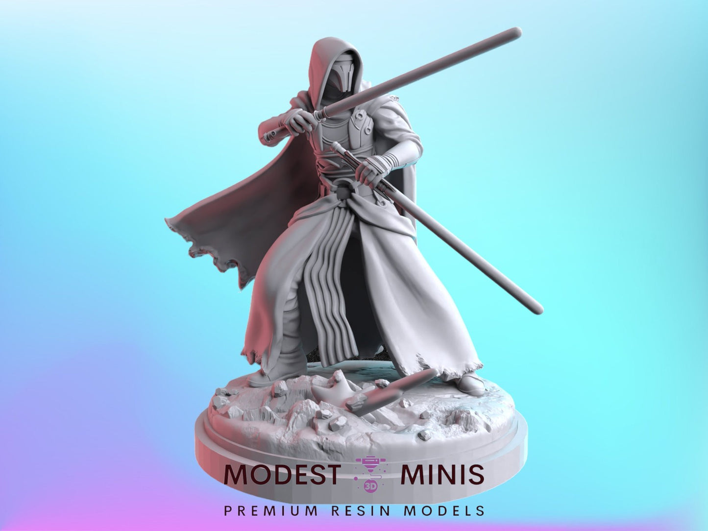 Dual Destiny - 40mm Shatter Scale | D&D | Star Wars Legion Mini