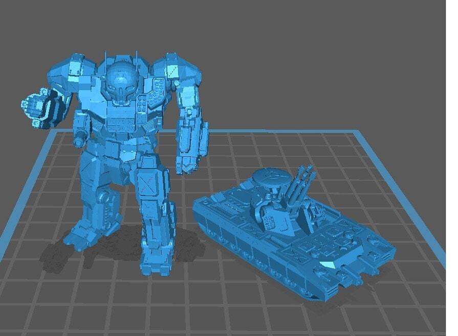 ZSUpartizan Anti-Aircraft Tank | 1:265 | 6mm Battletech Scale | Mecha | Sir Mortimer