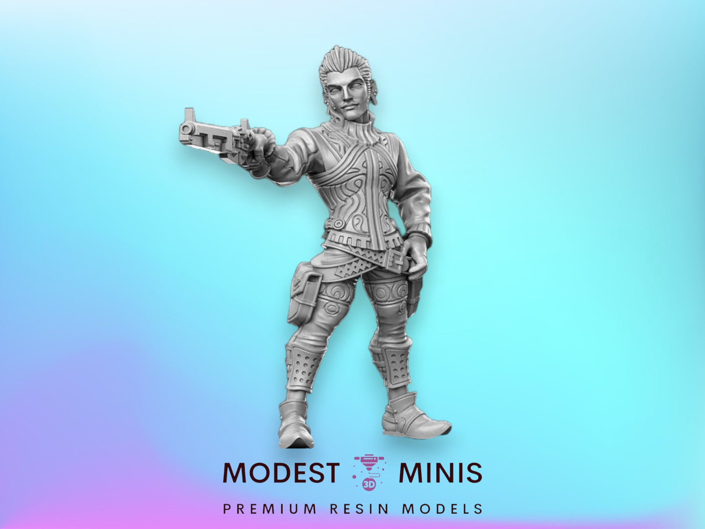 Balthier - 32mm Scale DnD Miniature | Dungeons and Dragons | Final Fantasy | RPG - RN Estudio
