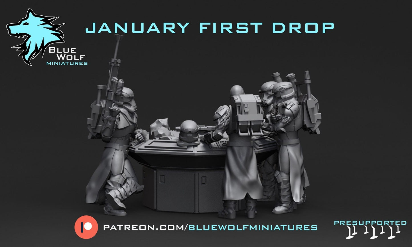 Holo Table War Room - 28mm - 40mm Scale | Star Wars Legion Mini
