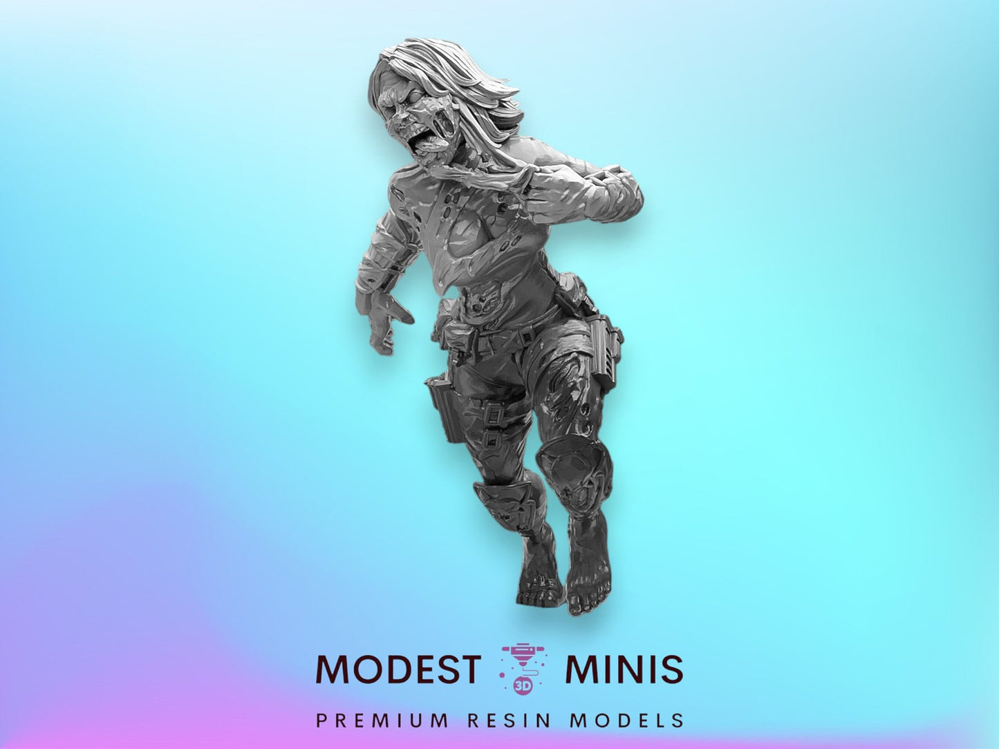 Zombie Lilith | 28mm - 100mm Scale Resin Mini | Zombicide | Vaultz