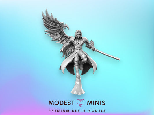 Sephirael Winged - 28mm 32mm Scale DnD Miniature | Dungeons and Dragons | Witcher Contract - RN Estudio