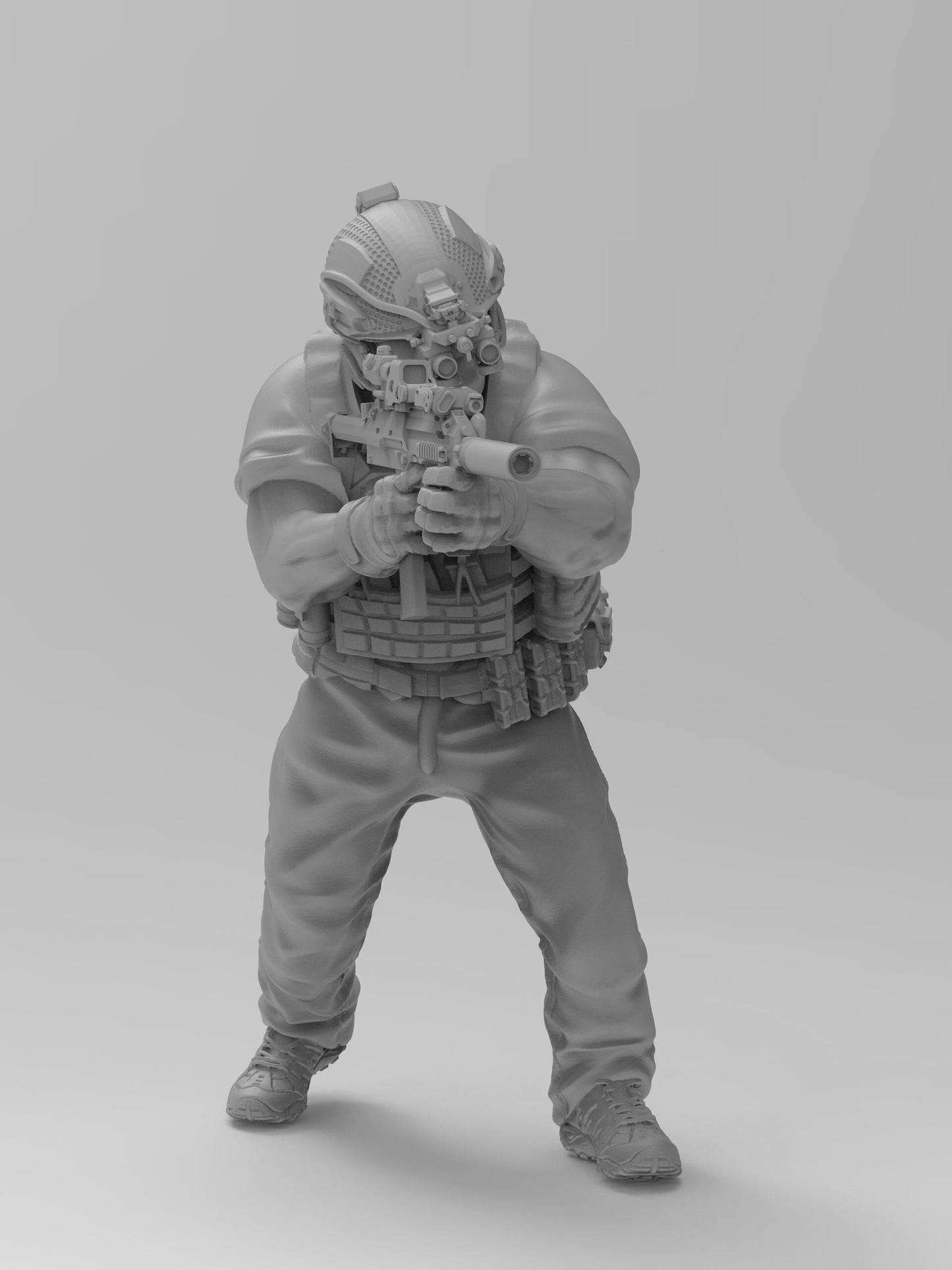 7pc PMC Private Military Contractors Set - 28mm Scale Resin Military Miniature | Zona Alfa | Spectre Ops Mini