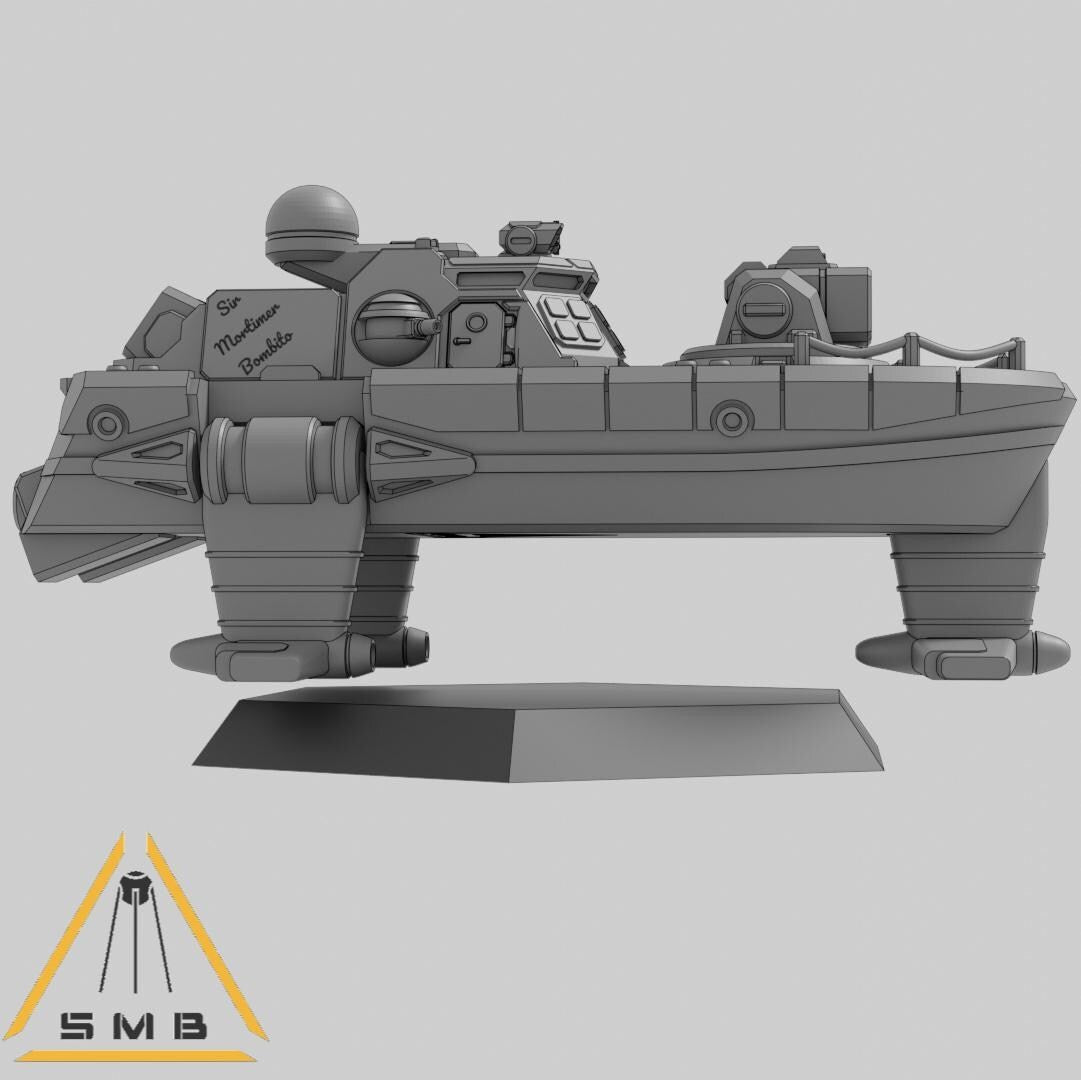 Sea Fly Hydrofoil Boat | 1:265 | 285 | 6mm Battletech Scale | SMB