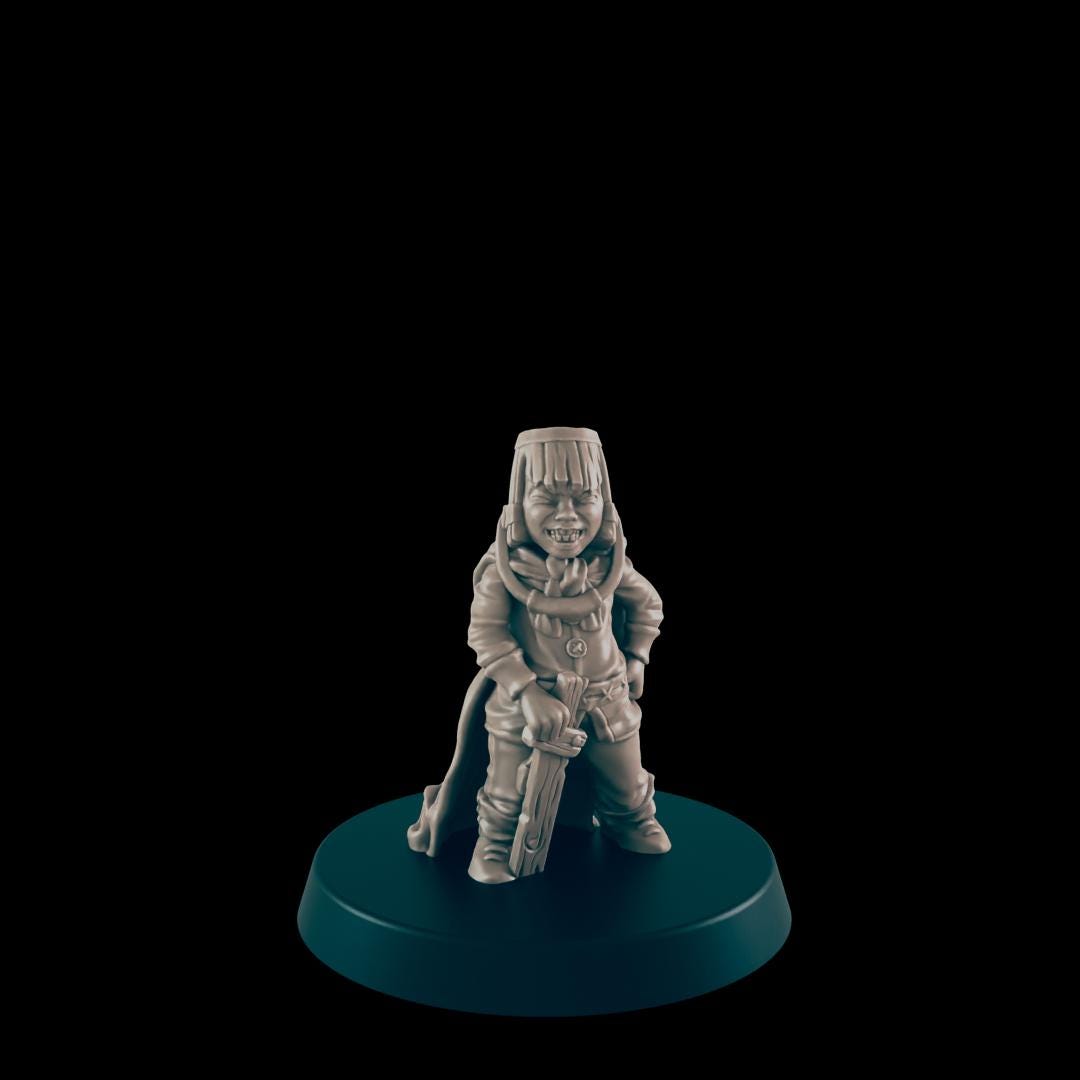 Commoners and Kids  | 25mm - 100mm Scale | DnD | EC3D Fantasy Mini | Everyday Folk