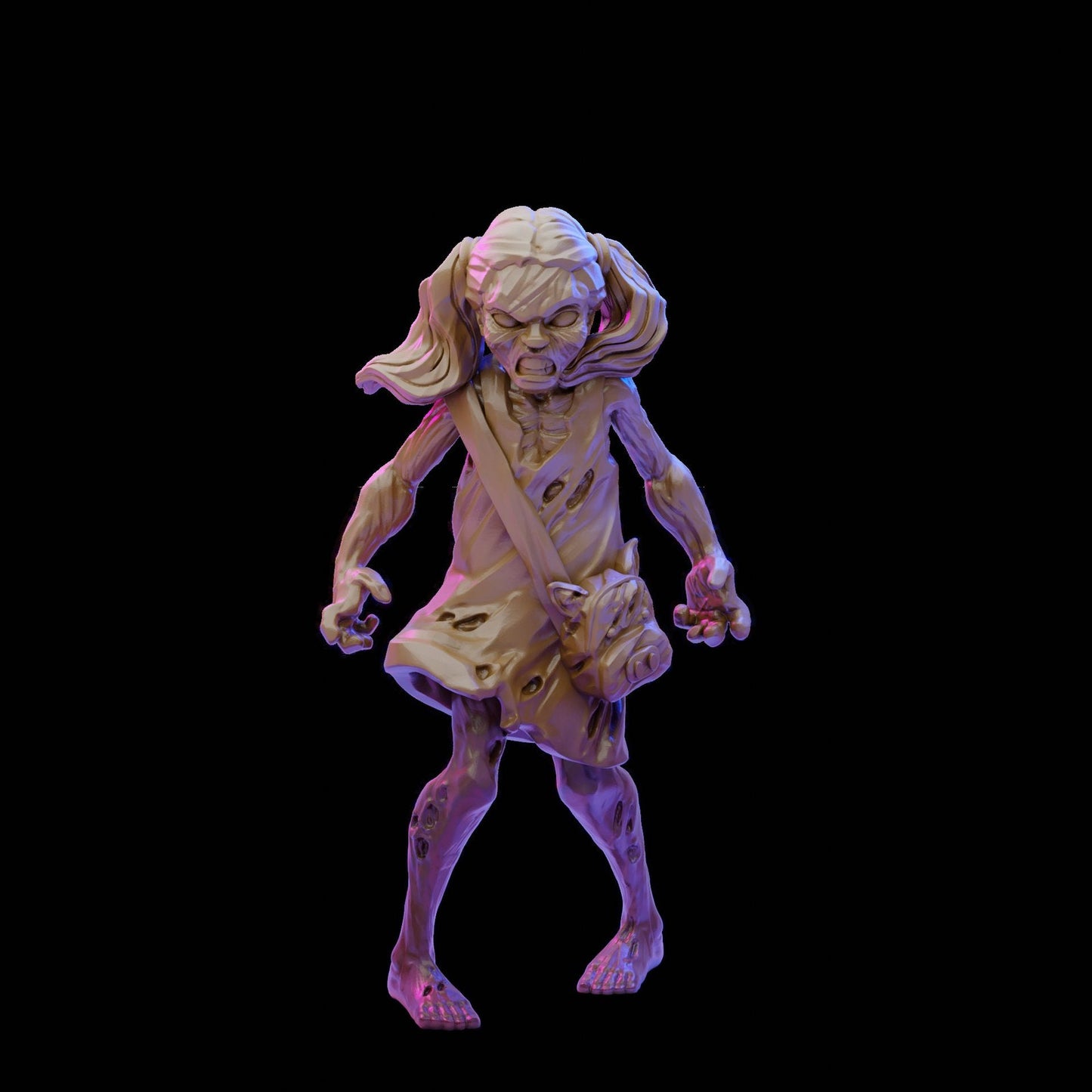 3pc Zombie Kids 1-3 | 28mm - 100mm Scale Resin Mini | Zombicide | Vaultz