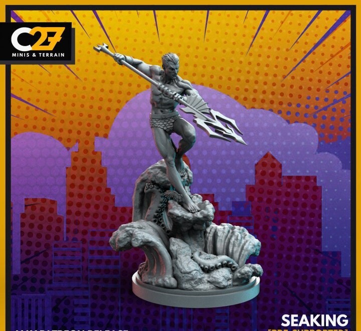 Sea King - 32mm - 40mm Mini | Crisis Protocol Proxy | C27