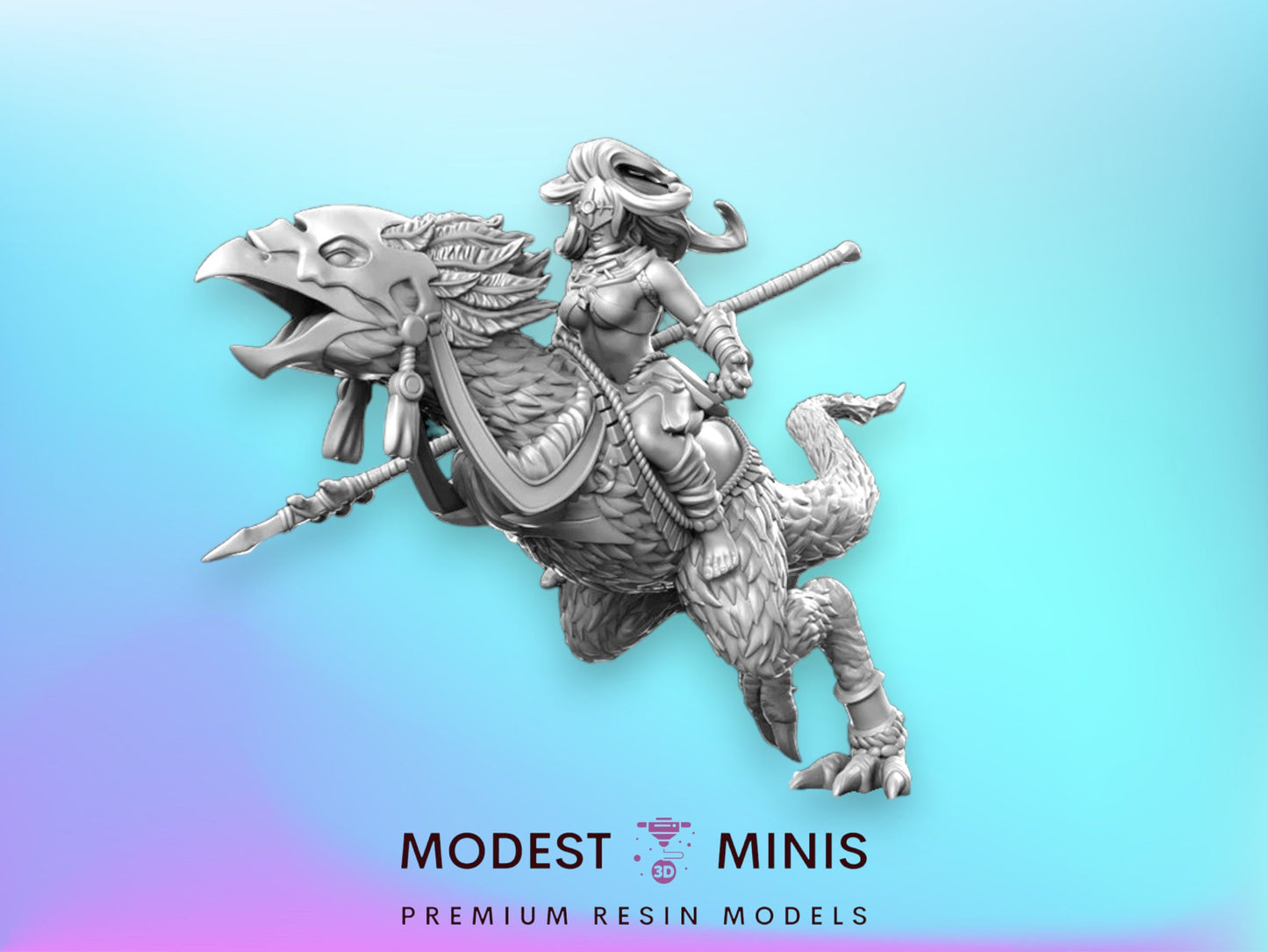 Rider of Loss - 32mm Scale DnD Miniature | Dungeons and Dragons | JRPG Mini - RN Estudio