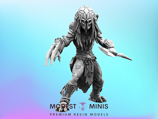 Feral Skull Hunter Stalker Bird - 32mm Scale Alien Miniature | RPG | Sci fi | Cyberpunk | Role Playing | DnD | Papsikel
