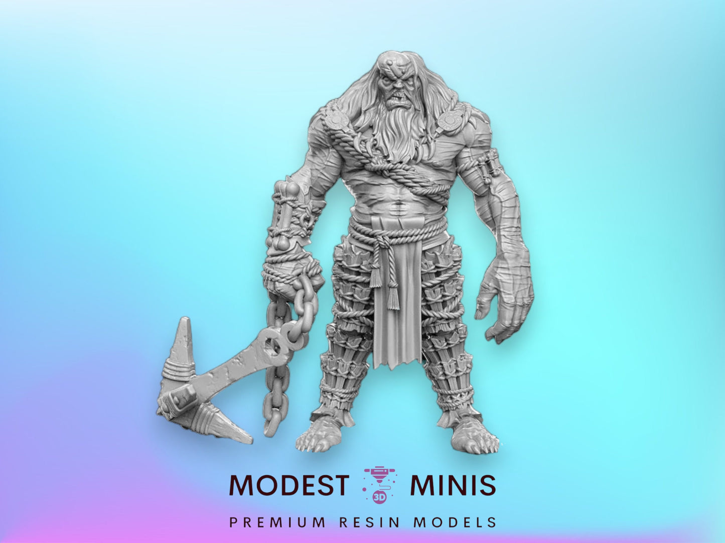 Morwyff Ice Giant - 28mm 32mm Scale DnD Miniature | Dungeons and Dragons | Witcher Contract - RN Estudio