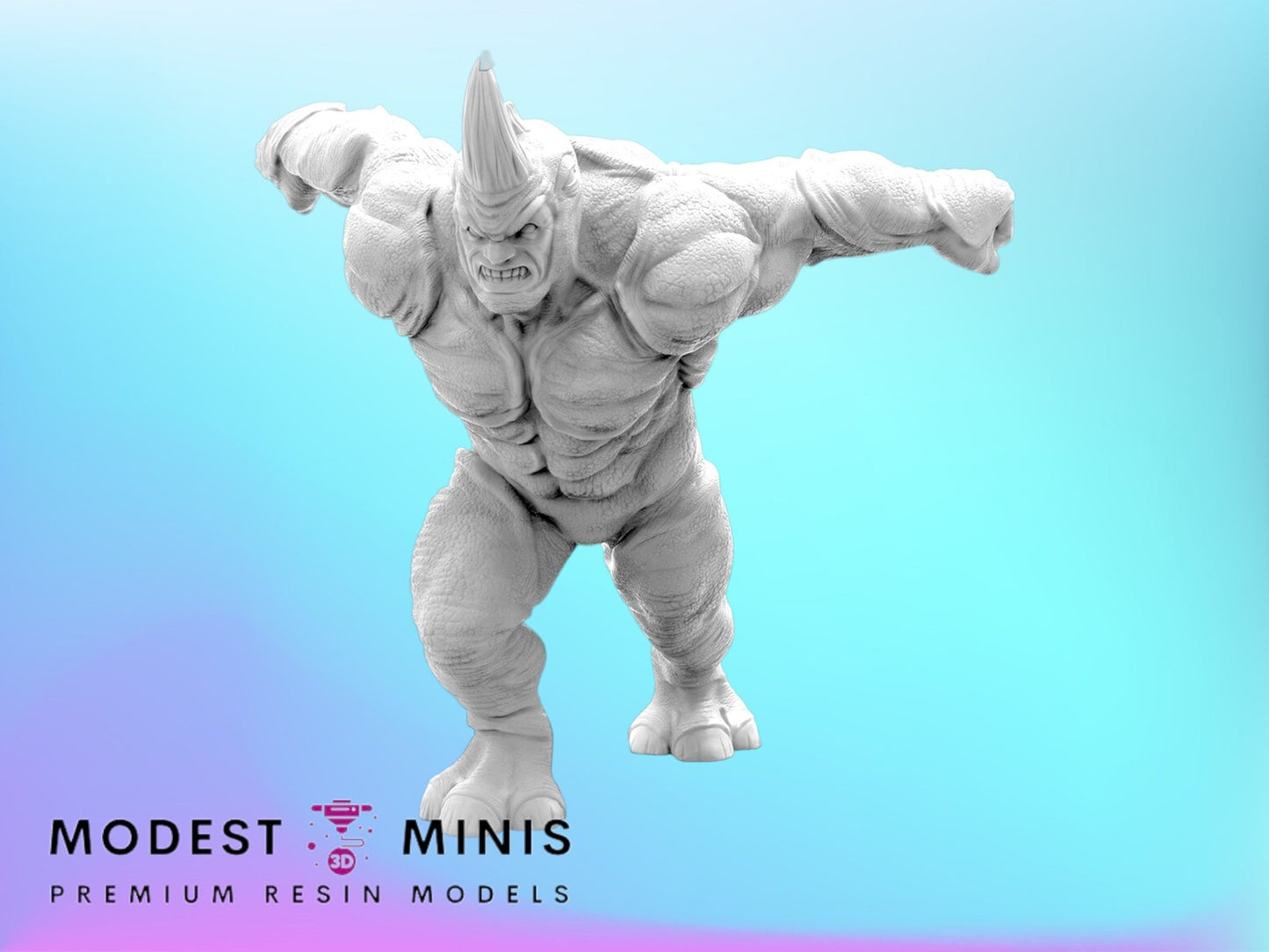 Grey Bulldozer Rhino - 40mm  Miniature | Crisis Protocol Proxy | Trident