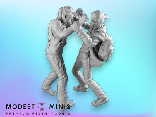 Zombie Attack | 28mm - 100mm Scale Resin Mini | Zombicide | Vaultz