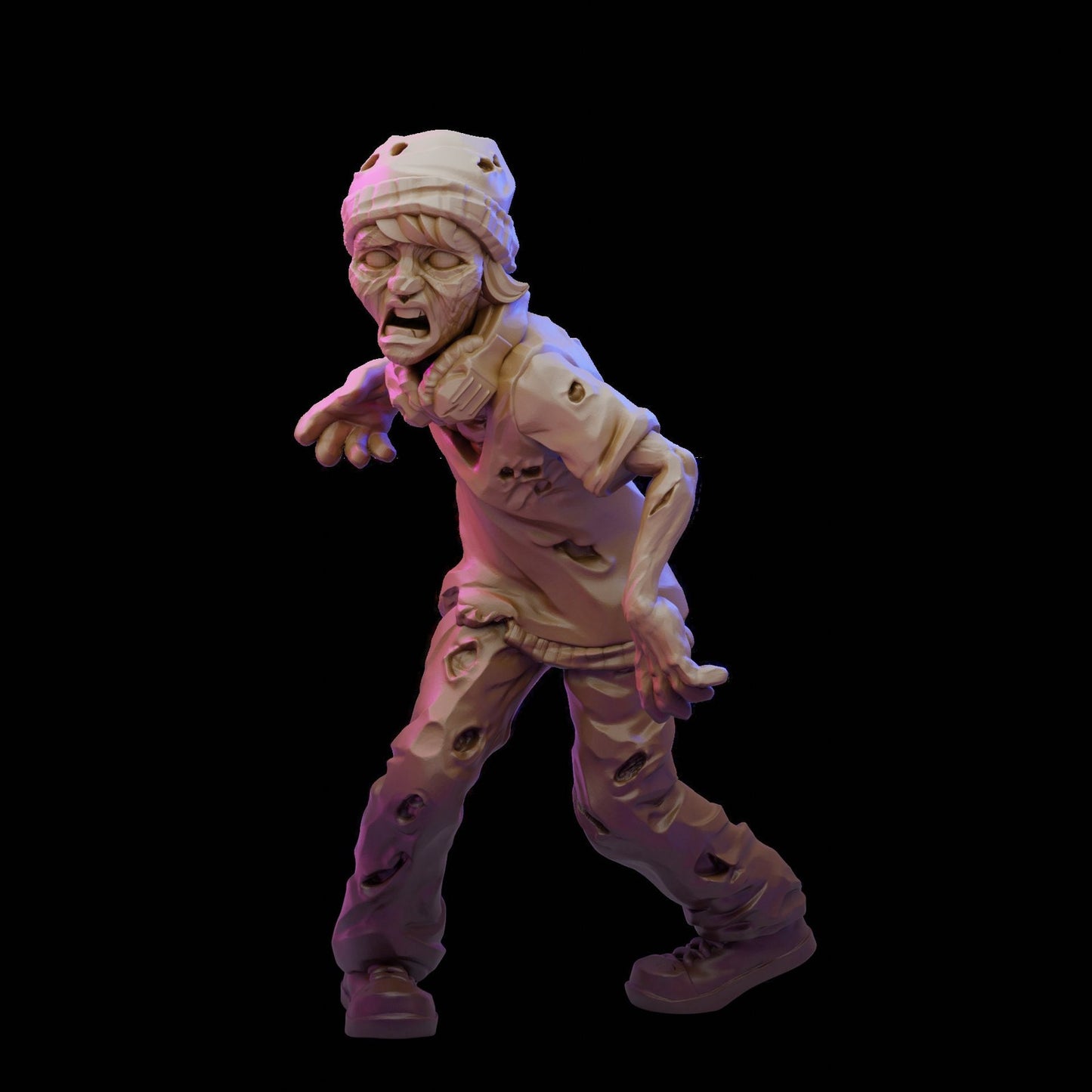 3pc Zombie Kids 4-6 | 28mm - 100mm Scale Resin Mini | Zombicide | Vaultz