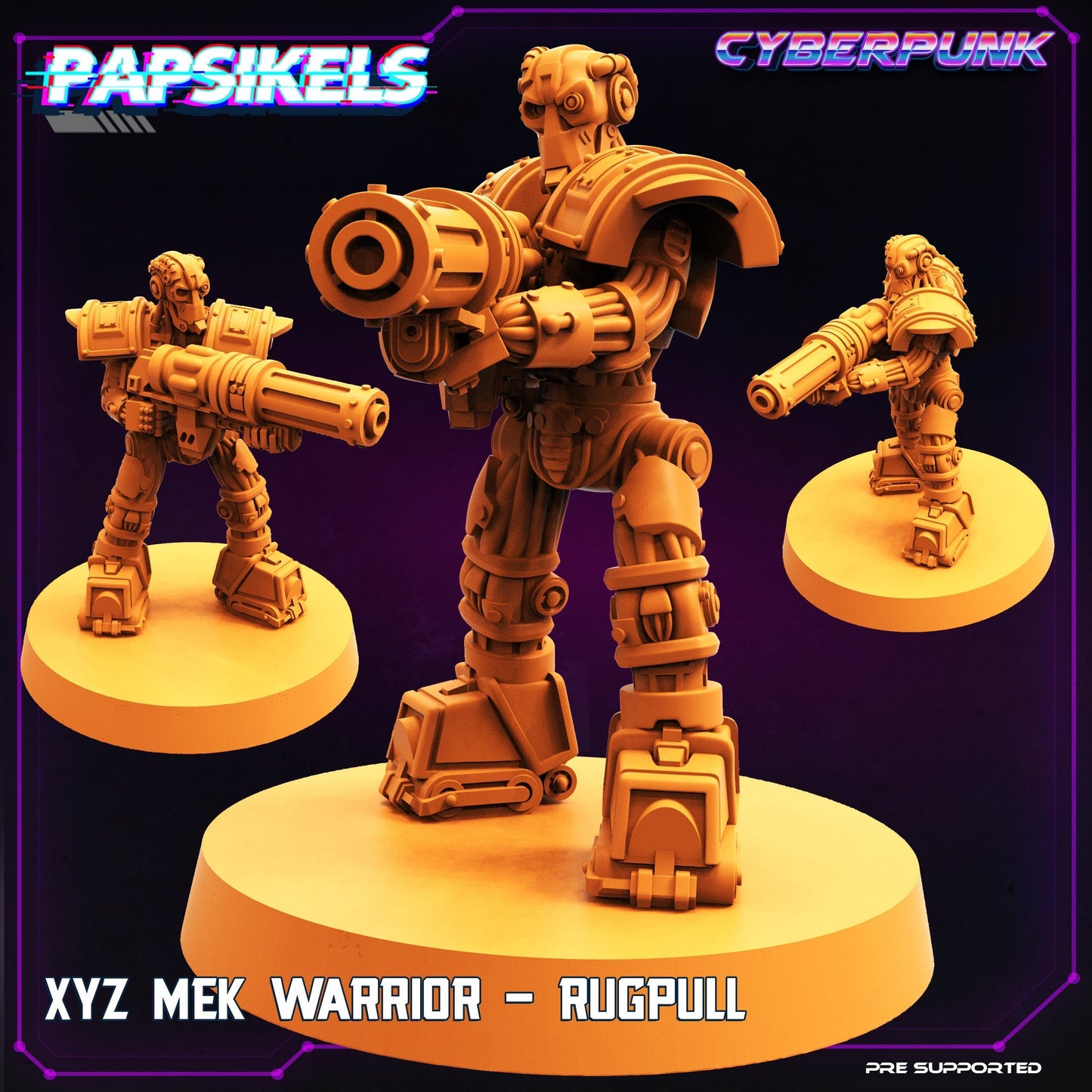 Mek Rugpull - Resin Scale Alien Miniature  | Cyberpunk | Papsikels