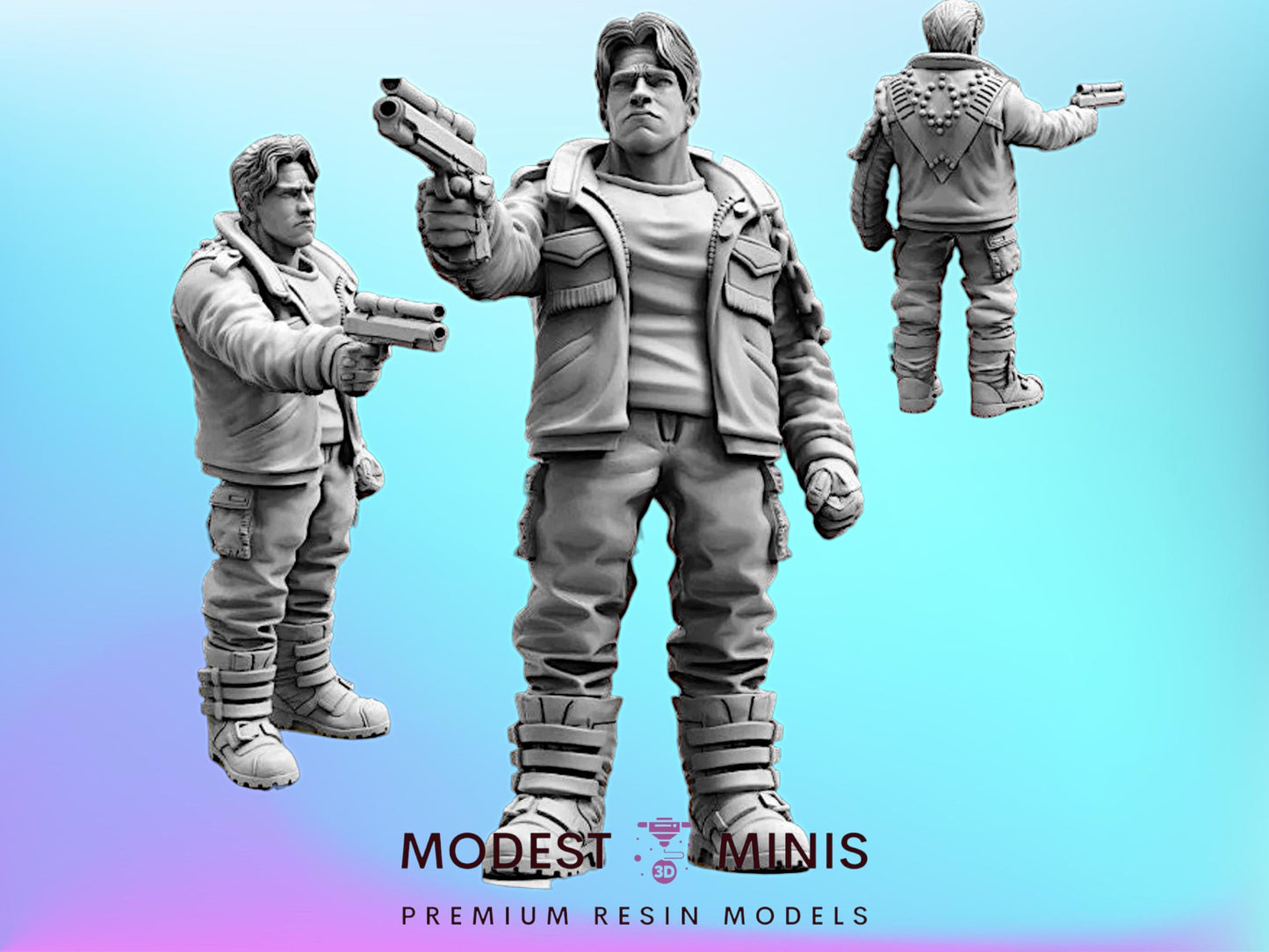 Future Killer A - 32mm Scale Resistence | RPG | Sci fi | Cyberpunk | Role Playing | DnD | Papsikel