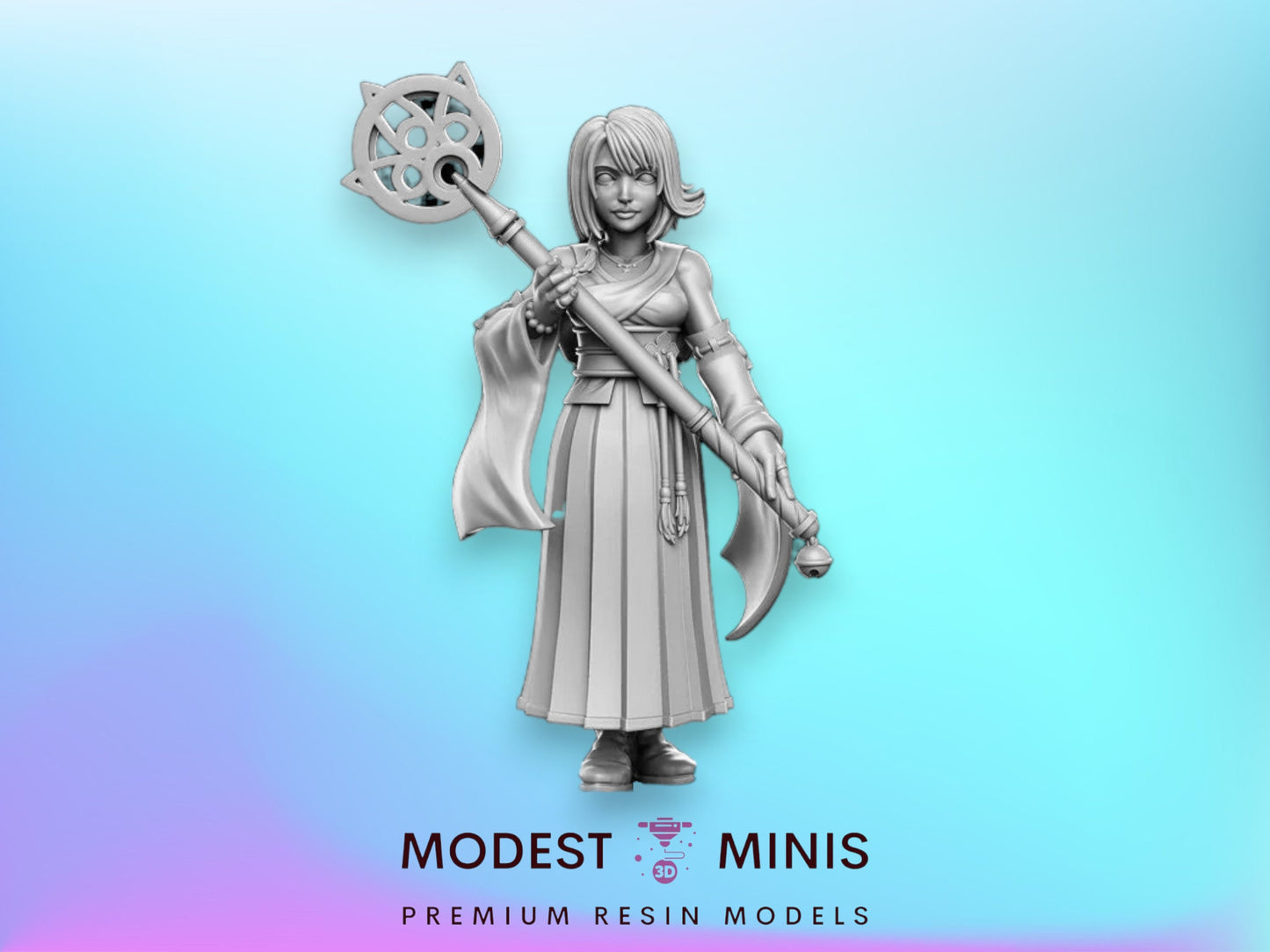 Lioona - 32mm Scale DnD Miniature | Dungeons and Dragons | JRPG Mini - RN Estudio
