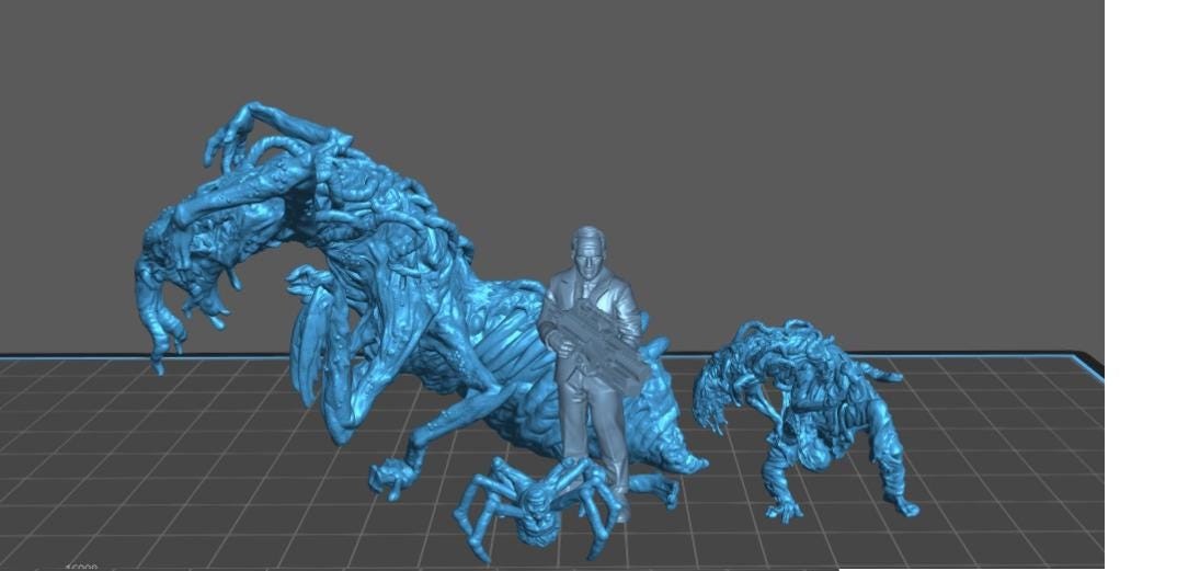 Zombie Thing Unknown Horror | 28mm - 100mm Scale Resin Mini | Zombicide | Vaultz