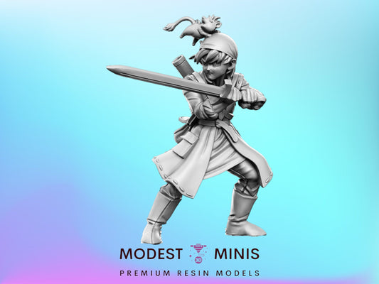 DQ Lynx - 32mm Scale DnD Miniature | Dungeons and Dragons | JRPG Mini - RN Estudio