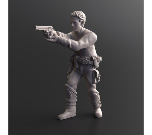 Survivor Tim | 28mm - 100mm Scale Resin Mini | Zombicide | Vaultz