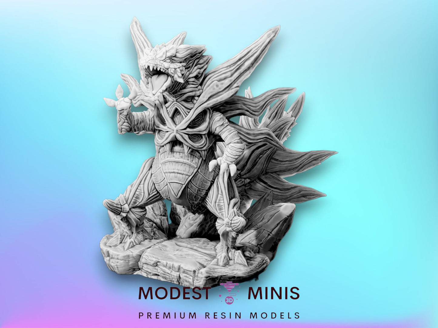 Mega Tyrant - Resin Kaiju Minis | Dungeons and Dragons Mini | Sci Fi | Fantasy Resin